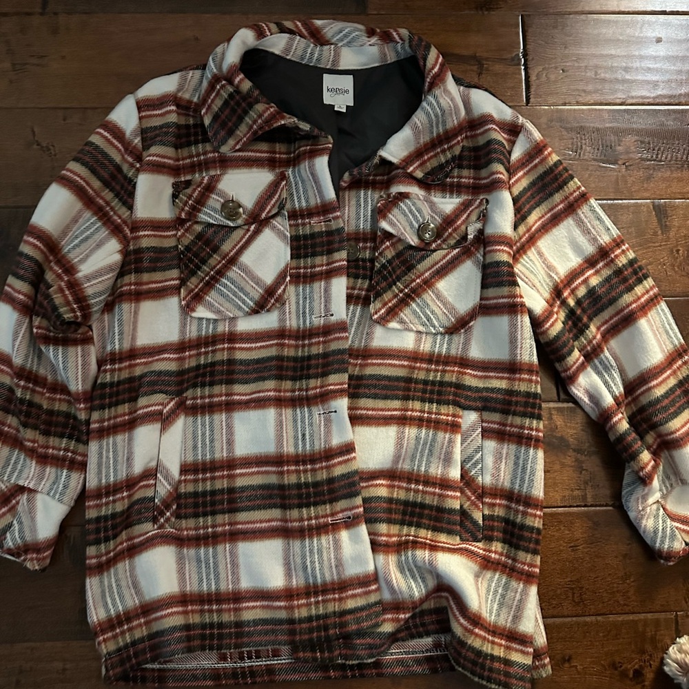 Flanel coat - like news - never worn